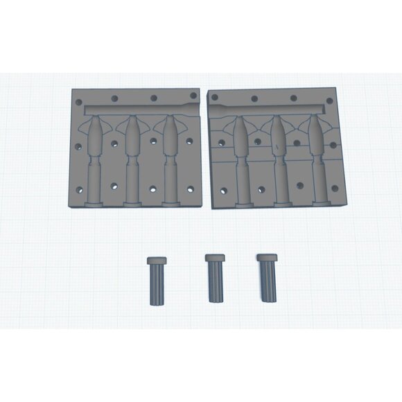 SOFT PLASTIC SQUID INJECTION MOLD 3.5" FISHING SWIM BAIT LURE MOULD PLASTISOL - Picture 3 of 10